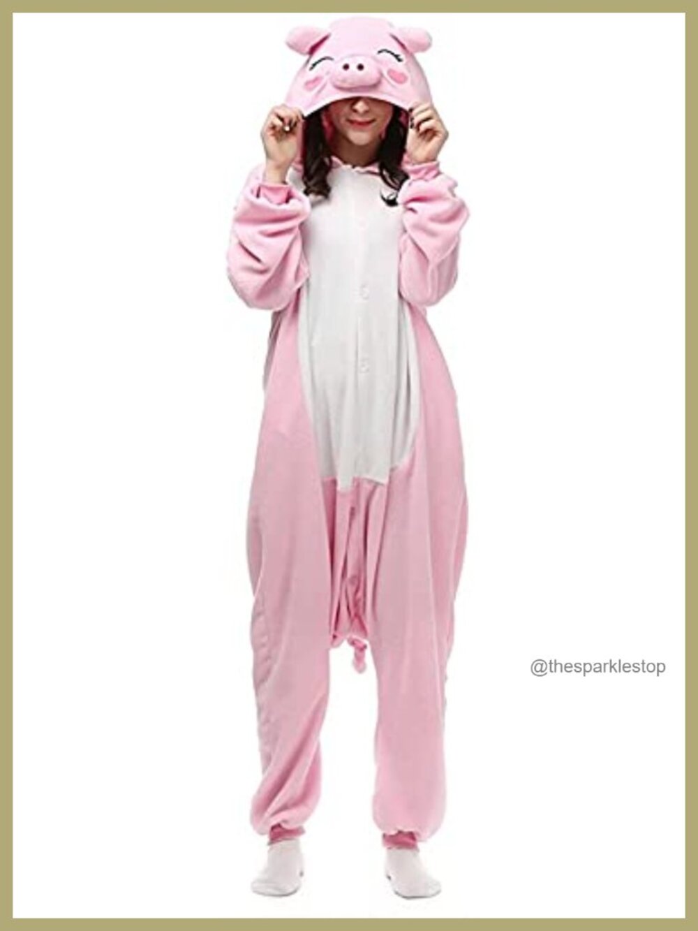 Unisex Animal Onesie Pajama Fleece Cosplay Halloween Sleepwear Costume